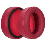 Geekria QuickFit Replacement Ear Pads for Sony MDR-XB950BT, MDR-XB950B1, MDR-XB950/H Headphones Ear Cushions, Repair Parts (Dark Red)