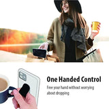 Flatstick Slim Finger Grip Strap & Stand for Phones - Selfie Loop, Glitter White