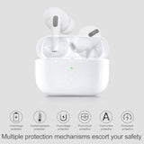 Compatible With Airpod Pro 2Nd & 1St Generation Charging Case Replacement With Type-C Charging, Air Pod Pro 2 1 Charger Case With Bluetooth Pairing Sync Button,White