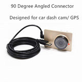 Extra Long 15Ft Usb 2.0 A To Micro B Usb Cable 90 Degree Right Angle Charge Cord With 5Pc Wiring Clips For Car Dash Cam Gps Navigation Dvr Digital Camera Camcorder Security Cam…