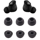 Foam Eartips Compatible With Beats Studio Buds, Medium Size 3 Pairs Soft Memory Foam Earbuds Tips Ear Tips Foam Tips, Compatible With Beats Studio Buds, M, Black