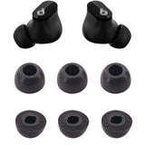 Foam Eartips Compatible With Beats Studio Buds, Medium Size 3 Pairs Soft Memory Foam Earbuds Tips Ear Tips Foam Tips, Compatible With Beats Studio Buds, M, Black