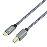 Usb B To Usb C Printer Cable 2.0 Type B To Type C Cord Replacement For Compute