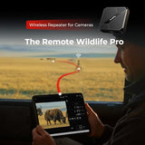 Wireless Tethering Hub For Cameras, 500M/1640Ft Wireless Camera Monitor & Repeater, Remote Control Camera Via App For Wildlife Photography, For Sony For Canon For Nikon For Panasonic-5566