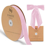 Pink Velvet Ribbon 1'' 25 Yards For Christmas Tree, Gift Wrapping, Flower Bouquet, Wreath Decorations, Bow Making