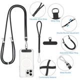 2 Pack Adjustable Phone Lanyard Crossbody with Wrist Straps and Tether Pads