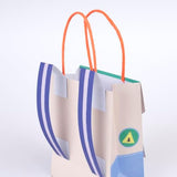 Meri Meri Outdoor Adventures Backpack Party Bags (Pack of 8), Party Favor Bags, Mini Backpack Straps, Reusable
