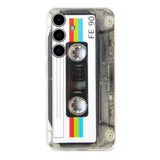 Case For Galaxy S25 Shockproof Scratchproof With Tpu Soft Bumper Retro Cassette Tape Case Compatible With Samsung Galaxy S25