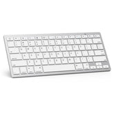 Bluetooth Keyboard Compatible With Ipad A16 11Th 10Th Generation, Ipad 10.2 (9Th/8Th/7Th), Ipad Pro 13/12.9/11 Inch, Ipad Air/Mini And More Ios Devices, White