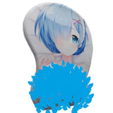 3D Annie Ergonomic Soft Silicone Cartoon Girl Mousepad Wrist Support Computer Mousepads