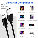 15Ft Usb C To Usb A Cable, Usb2.0 Data Sync, Compatible With Ps5, Keyboards, Mice, Iphone, Samsung, Google Pixel, Lg
