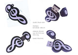 128Gb Cartoon Lovely Music Note Usb Falsh Drive Memory Stick