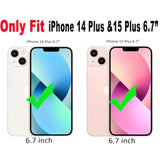 For Iphone 15 Plus/14 Plus Case 6.7 Inch,Cute Flower Design For Women,Shell Pattern Soft Bumper Lightweight Fit Shockproof Phone Cover,Pink Floral