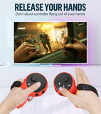 Silicone Cover Set Compatible With Meta Oculus/Quest 3, Vr Accessories Protective Cover Includes Controller Grips, Front Shell Headset Cover And Face Cover, Not Fit Quest 3S(Red)