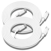 Usb C To Usb C Charging Cable For Apple 2Pack 10Ft,Long Type C To C Fast Charger Cord For Iphone 15/16,15/16 Pro,15/16 Plus,15/16 Pro Max, For Macbook Pro/Air, For Ipad Air 4/5/Mini 6/Pro 12.9/11 60W