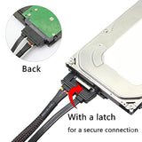 22Pin Sata Power Extension Cable,22 Pin(7+15) Sata Male To Female Data And Pow