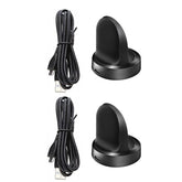 Gear S3 Charger, Gear S3 Smart Watch Charging Cradle Dock For Samsung Gear S3 Classic/Frontier Smart Watch (2-Pack)