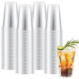 12 Oz Clear Plastic Cups, 300 Count Disposable Coffee Cups No Lids, 12 Ounce Cold Plastic Party Cup Bulk, Pet Clear Cup For Iced Coffee, Smoothie, Cold Beverage