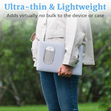 3 Pack Wireless Mouse Holder For Laptop, Slim Universal Laptop Mouse Holder Stick On, Self-Adhesive Magic Case Mice Pouch Pocket For Laptops, Reusable No Glue Residue Storage Bag For Office Home