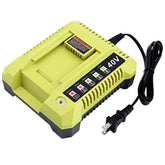 Op401 Compatible With Ryobi 40V Battery Charger Op404 Op406A, Compatible With Ryobi 40V Lithium Battery Op4040 Op4060A Op4050A Op40602