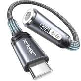 Usb Type C To 3.5Mm Female Headphone Jack Adapter, Usb C To Aux Audio Dongle Cable Cord Compatible With Iphone 17 Pro Max/16 Pro/15, Samsung Galaxy S24/S23/S22 Ultra, Ipad Pro, Pixel 9/8 Grey