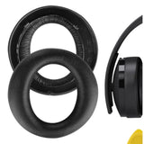Geekria QuickFit Replacement Ear Pads Compatible with Sony PlayStation Gold Wireless New Version 2018, PS4 Gold Wireless 500 Million Limited Edition Headphones, Ear Cushions (Black)