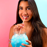 Flat-Sided Fishbowl Party Cups – 4-Pack (22 Oz) – Durable Plastic, Fun Fishbowl Design For Cocktails, Mocktails, & Parties – Perfect For Indoor/Outdoor Events, Bbqs, And Unique Party Favors