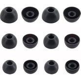 Replacement Earbuds Tips Silicone Ear Tips For Jbl Tune 230Nc Tws/Tune 125Tws /Tune 130Nc Tws/Vibe 200Tws / Free X,Fit In Case, Buds Tips,6 Pairs S/M/L 3 Size,Black713