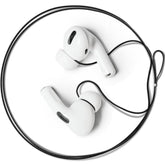 New Version Of Anti-Lost Strap For Wireless In-Ear Earbuds, Airpod Lanyard - Black (Compatible With Airpods Pro 1 2, Sony, Beats, Samsung, Bose)