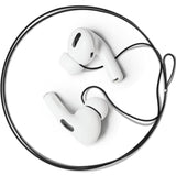 New Version Of Anti-Lost Strap For Wireless In-Ear Earbuds, Airpod Lanyard - Black (Compatible With Airpods Pro 1 2, Sony, Beats, Samsung, Bose)