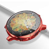 Compatible With Samsung Galaxy Watch Active 2 40Mm Case Sm-R830, Scratch-Resistant Case Protector Soft Flexible Tpu Plated Protective Case (Black/Silver/Pink/Purple/Red/Blue)