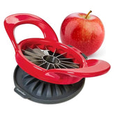 PrepWorks Dishwasher Safe Apple Slicer and Corer – 16-Slice Thin Apple Cutter with Safety Cover