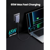 UGREEN Nexode Pro 65W USB C Charger Flat, 3-Port Slim GaN Compact Fast PPS Wall Charger for iPhone 16/15/14, MacBook Air, iPad Pro, Galaxy S24/S23/Note20, Pixel 9/8, Steam Deck