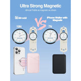 MagSafe Wallet, Ultra-Thin Magnetic Card Holder for iPhone 15/14/13/12, Pink