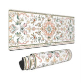 Desk Pad,Office Desk Mat 31.5"×11.8" Large Gaming Mouse Pad,Durable Extended Computer Mouse Pad,Waterproof Thick Big Mouse Pads With Non-Slip Rubber Base Office Home Romantic Floral Rug