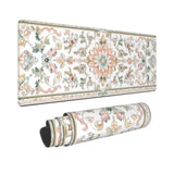 Desk Pad,Office Desk Mat 31.5"×11.8" Large Gaming Mouse Pad,Durable Extended Computer Mouse Pad,Waterproof Thick Big Mouse Pads With Non-Slip Rubber Base Office Home Romantic Floral Rug