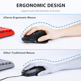 Wireless Mouse With Bluetooth Or Usb Receiver, 5 Adjustable 2400Dpi Rechargeable Computer Mice, Wireless Mouse For Laptop, Ipad, Macbook, Tablet, Pc