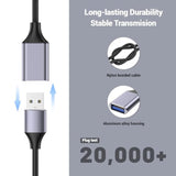 Usb Female To Usbc Male Cable Adapter(2M/6.6 Ft),Usb Female To Usb-C Cable,Typec To Usb3.0 Adapter,Usba To Usbc Male For Phone/Laptop/Tablet/Switch Usbc Device