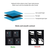 2 Pcs Korean Keyboard Stickers For Pc Computer Laptop Desktop Keyboard, Comput