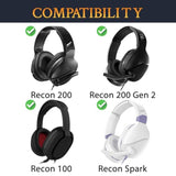 Earpads Replacement For Turtle Beach Recon 100/200/200 Gen2/Spark Gaming Headphones, Ear Pads Cushions With Softer Protein Leather, High-Density Foam - Recon 200 Pl White