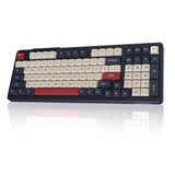 Wireless Bluetooth Mechanical Keyboard, Bt5.3/Type-C/2.4G Tri-Mode Hot Swappable Custom Gaming Keyboards, Gasket, Rgb, Numpad, Blue Computer Keyboard For Mac/Win/Office, 98 Keys(Click Sound)