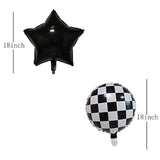 5 Pc Monster Truck Foil Balloons Kids Birthday, Baby Shower, & Car Party Decor