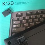 Keyboard Stand Feet Legs For Logitech K120 Usb Wired Keyboard (Black)
