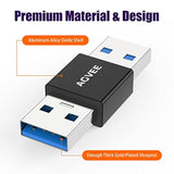 [4 Pack Usb-A 3.0 Male To Usb-A 3.0 Male Adapter, Usb 3.0 Converter Coupler Ex