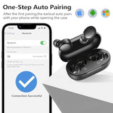 Wireless Earbuds Bluetooth 5.3 In Ear Buds Light Weight Headphones,Deep Bass Sound,Built In Mics Headset,Clear Calls Earphones For Sports Workout