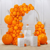 Orange Balloons 128Pcs Arch Kit Garland 18 12 10 5 Inch Fall Party Decorations