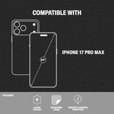 Genuine Leather MagSafe Compatible Case for iPhone 17 Pro Max 6.9" 2025 - Ultra Slim Premium Leather Bumper Case (Black)