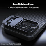 Camshield Case for iPhone 17 Pro Max - Built-in Dual Camera Cover, Slim Profile, Military Grade Drop Protection, Shockproof Bumper Phone Case 6.9 inch, Black