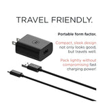 Motorola TurboPower 20 QC3.0 Charger with 1m USB-A to USB-C Cable for Moto G Play 2023/2024, G Power 2022/2023 5G, G Stylus 2022/2022 5G/2023/2023 5G, G 5G 2023/2024, Edge 2022/Edge+ 2022/2023
