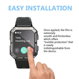 Compatible For Pureroyi Military Smart Watch Screen Protector (6 Pack) Compatible For Viran/Rgthuhu C20 Pro 1.83'' Smartwatch Hd Pet Film